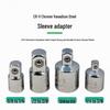 Universal Fly Wrench Socket Adapter: 1/2 To 3/8 To 1/4 Conversion Joint