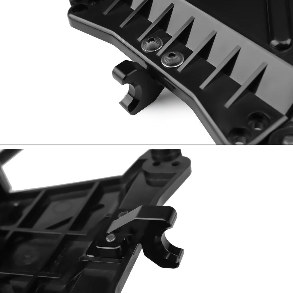 TRZX Aluminum Rear Gearbox Fixed Mount Upgrade Parts for 1/12 Tamiya 57409 Lunchbox RC Car