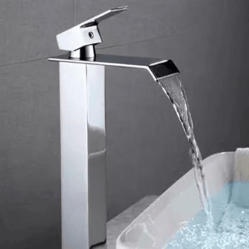 Handon Black Wide-Mouth Basin Faucet