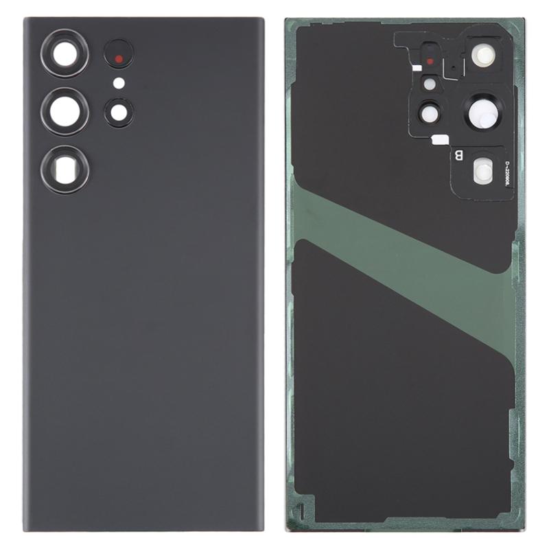 For Samsung Galaxy S23 Ultra S918 Battery Housing with Adhesive Sticker+Camera Lens Cover