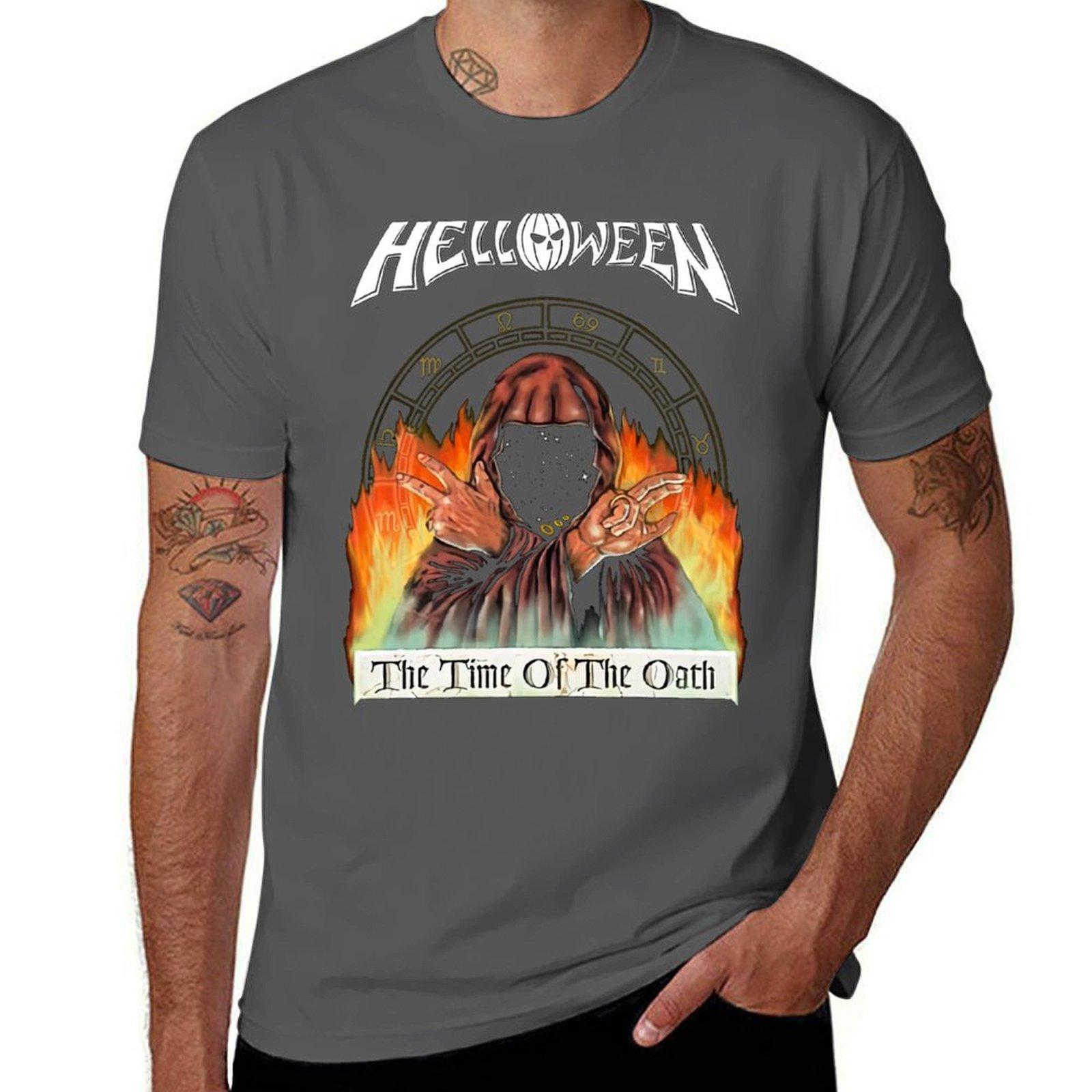 

The Time of the Oath - Helloween T-Shirt man t shirt designer t shirts designer T-Shirt 4XL