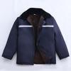 Winter Plus Velvet Thickened Work Jacket - Warm, Reflective, and Dirt-Resistant Cotton Jacket for Men and Women