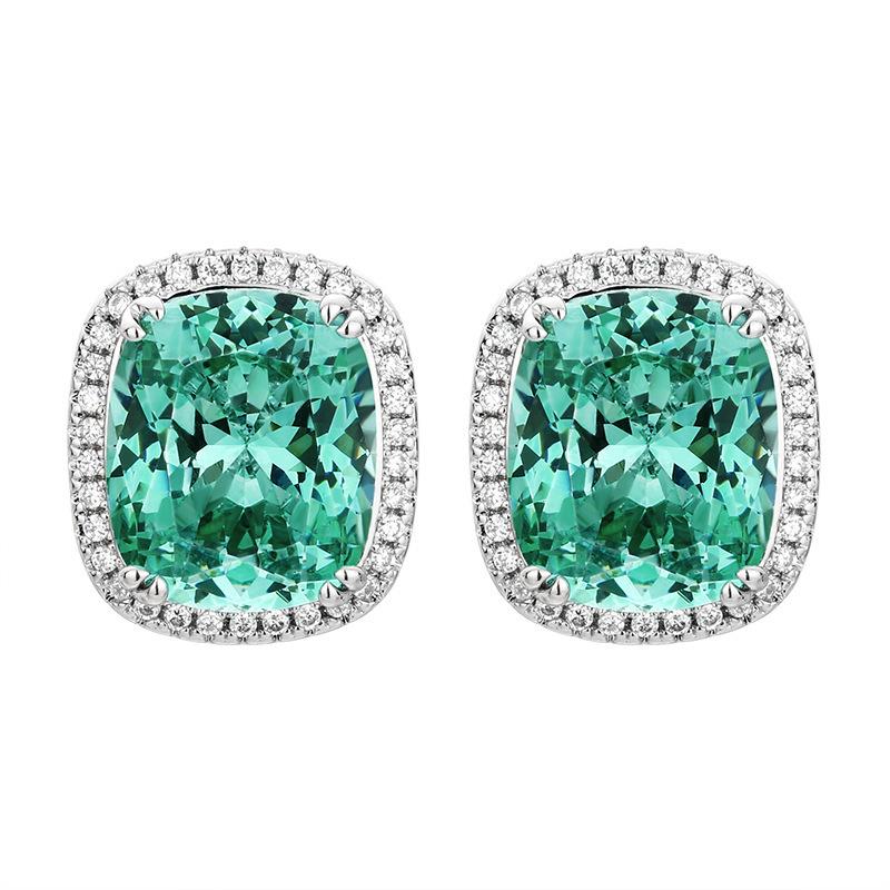 WNFU Women's Jewelry Set, Paraiba Green, Copper