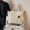 Große Canvas-Tragetasche Handtasche für Damen, neuer Vintage-Stil, geeignet für den täglichen Weg zur Arbeit, Rucksack mit großem Fassungsvermögen, shou