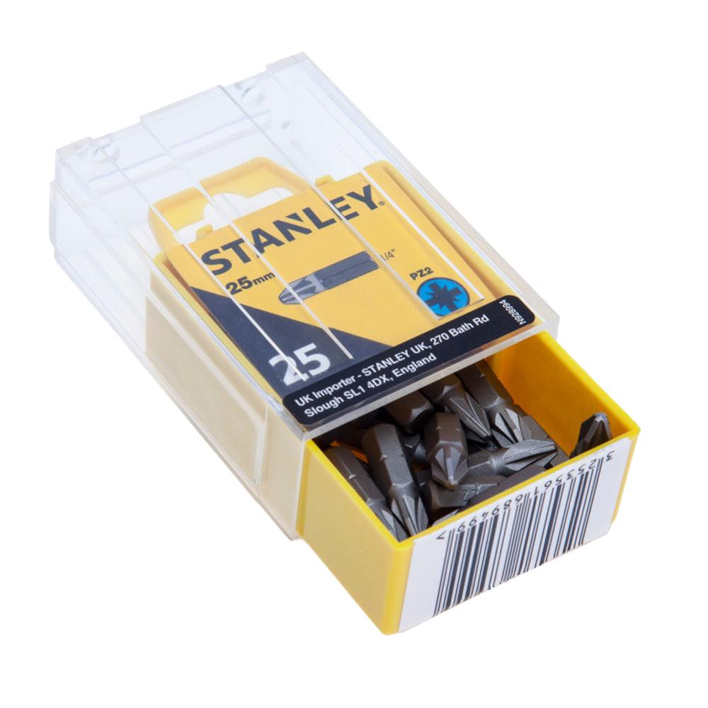 Stanley Pozi Screwdriver Bit (Pack of 25)