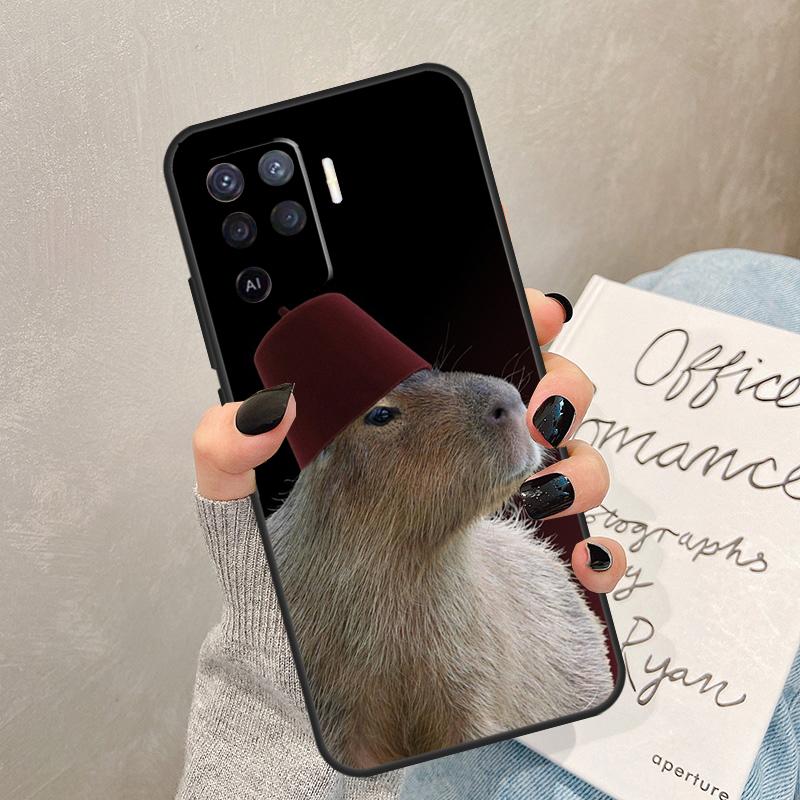 

Funny Capybara Case For Oppo A54 A74 A94 A17 A57 A77 A76 A16 A96 A18 A60 A80 A40 A38 A58 A78 A98 A15 A5 Pro OPPO A98 5G