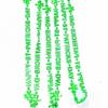 St. Patrick's Day Necklace Irish Clover Bead Chain Festival Party Jewelry Women's Lucky Green Pendant
