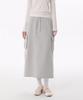 MUSINSA STANDARD WOMAN Women'S Flat Terry Sweat Cargo Long Skirt [Medium Grey]