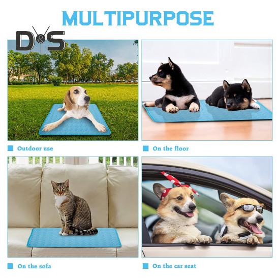 Chladící podložka pro psy Netoxická samochladící podložka Snadné čištění Omyvatelná Ekologická podložka pro domácí mazlíčky Ledová letní chladicí podložka pro kočky Psy