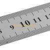 F26C 30CM 12"Steel Stainless Pocket Pouch Metric Metal Ruler Measurement Double Sided