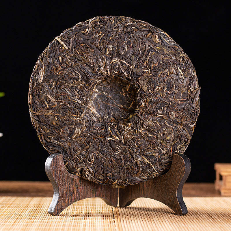 357g Yunnan Raw Pu-erh Tea Cake Yiwu Tongqing River Big Tree Puerh Tea Green Tea