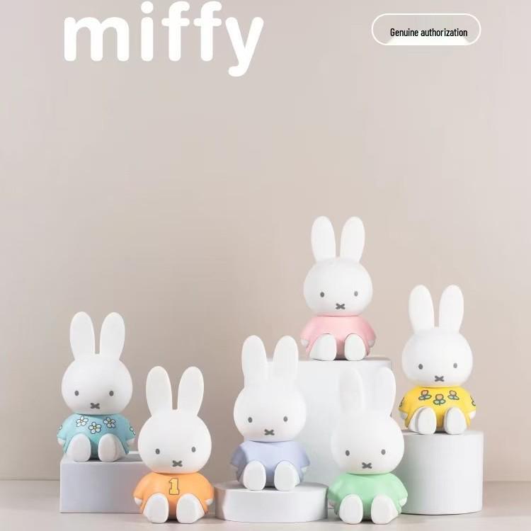 Miffy Silicone Blind Box Toy: Creative Car Air Freshener & Cute Desktop Ornament