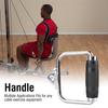 Stirrup Handle Strength Training, Rubber Coated Steel Handle Suitable for Home and Gym Training with Any Cable Exercise NaMachine