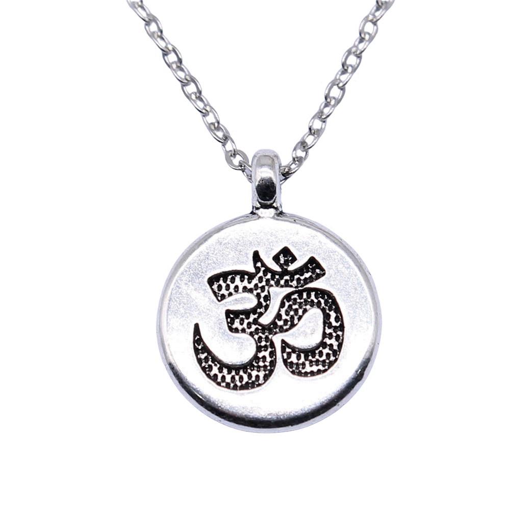 Knot Pendant Necklace Talisman Amulet Celtic Occult Protection Jewelry 40cm Short Chain