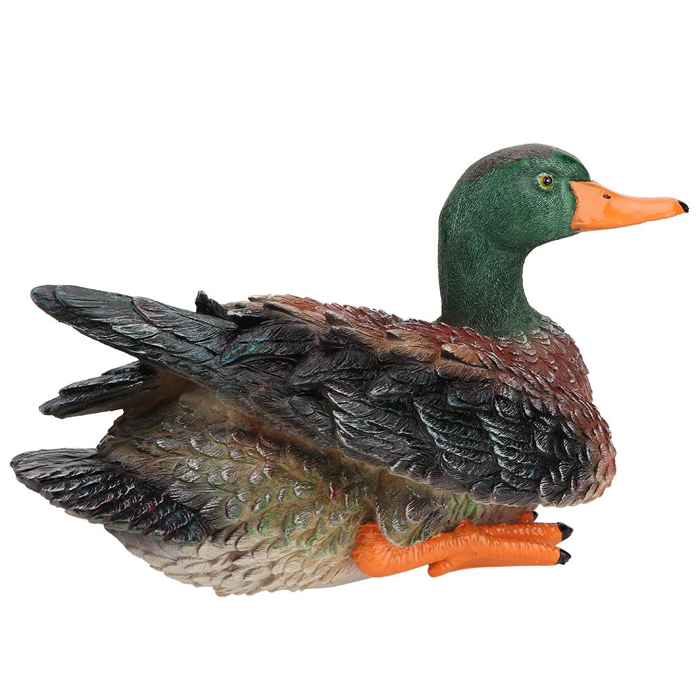Simulation Duck Statue Animal Mold Decoration Resin Crafts Gardening Courtyard Decoration