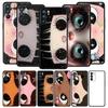 Phone Case Cover For Oppo A17 A31 A54 A57 A78 A79 Find X5 X6 Reno 7 8 10 11 12 13 F Pro 5G Soft TPU Shell Cute Black Big Eyes