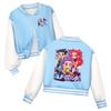 Kinder Mädchen Anime Cartoon POP Sängerin Super Star Rumi Zoey Mira Bedruckte Lässige Langarm Baseballjacke Mantel