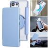 Rotating Stand Magnetic Phone Case for Samsung S26 S25 S24 S23 Ultra S22 Plus Leather Slot Card Wallet Magsafe Transparent Cover
