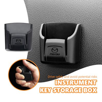 For Universal Car Key Storage Box Plastic Dashboard Organizer Rack 3 6 CX5 2 CX3 CX9 MX5 RX8 Axela Demio Atenza MS