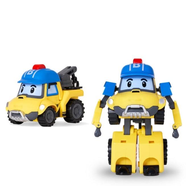 [Robocar Poli] Transformation Robot Deluxe Polly/Poacher/Mark/Helly/Bucky/Keaton/Droney/Sandy (4inch Size) Korean Toys