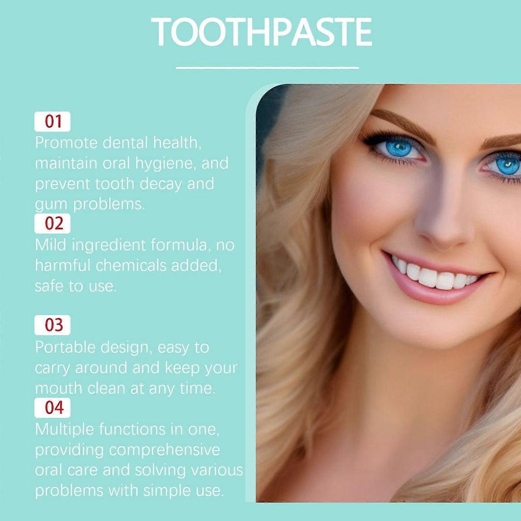 Toothpaste Gentle Cleansing and Cares for Teeth Daily Cleansing and Care