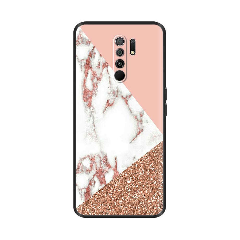 Silicon Case for Xiaomi Redmi 9 Redmi9 Case Back Cover Coque Funda Shell Soft Black TPU Cute Cartoon Phone Bag Bumper Protective