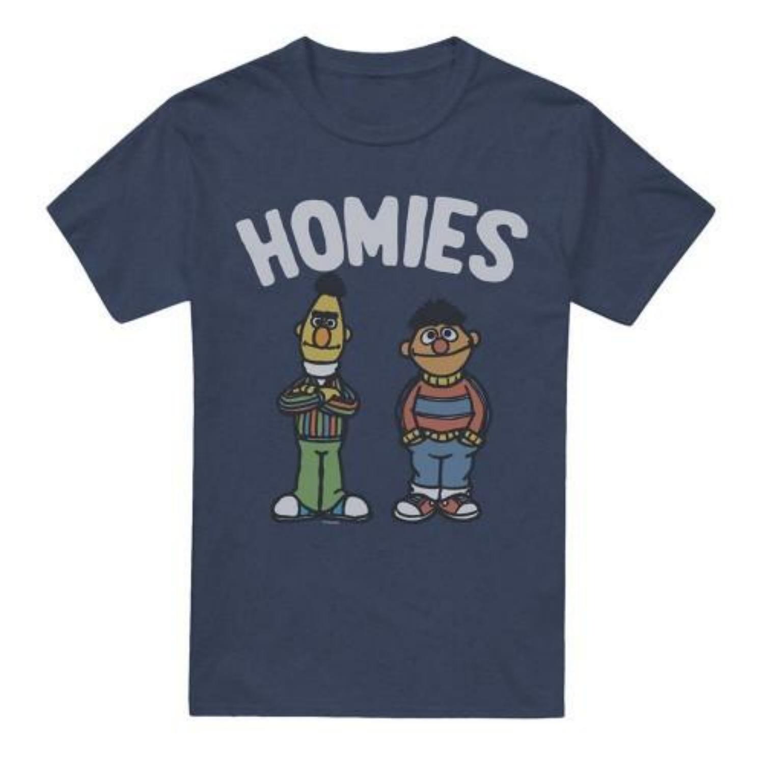 Sesame Street Unisex Adult The Bff Heather T-Shirt S