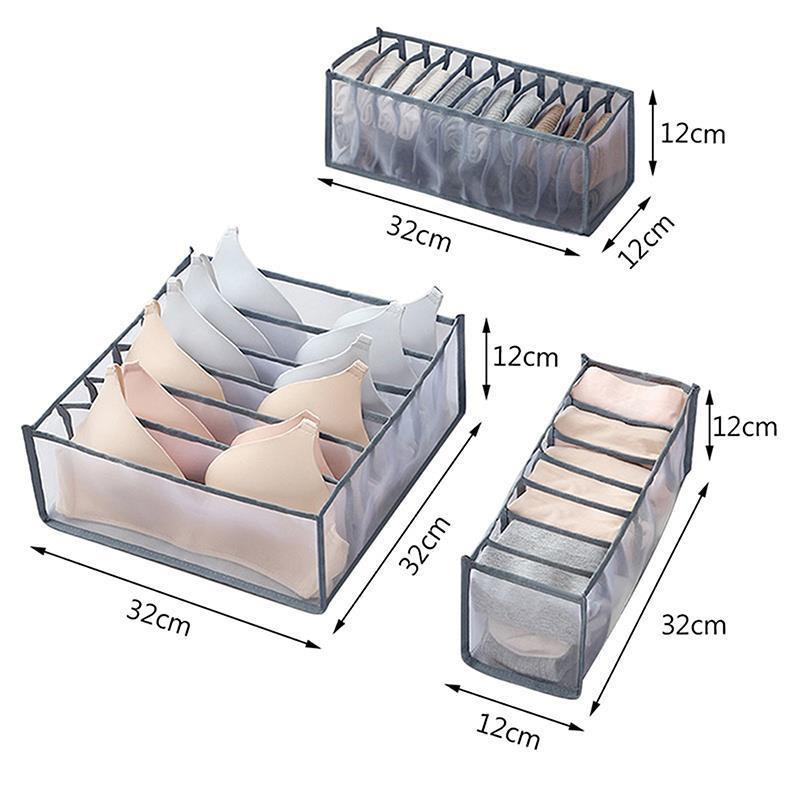 Clothes Storage Organizer Box Pants Jeans T-Shirt Storage Boxes Wardrobe Underwear Socks Organizer Drawers Separator Box