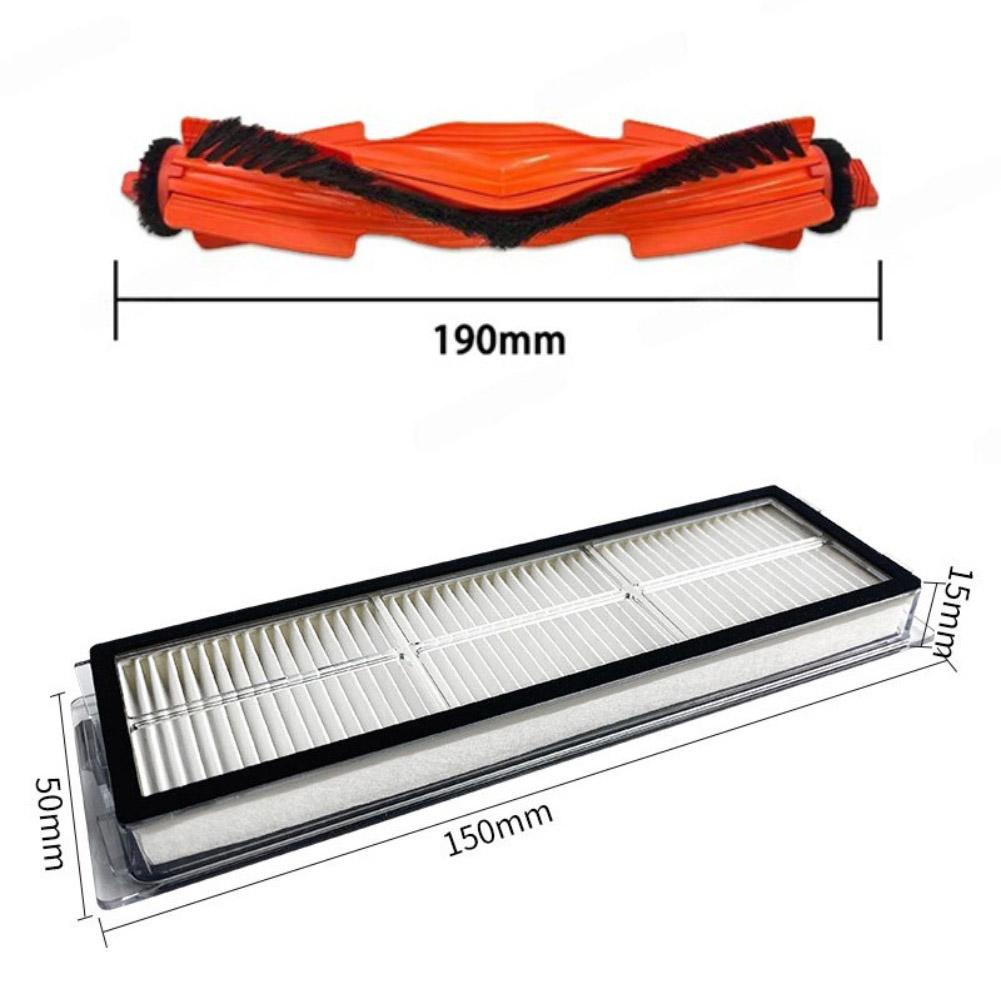 For Xiaomi S40/OV81 Robot Vacuum Cleaner 11pcs Main Roller Brushs Side Brush Filters Accessory Sets