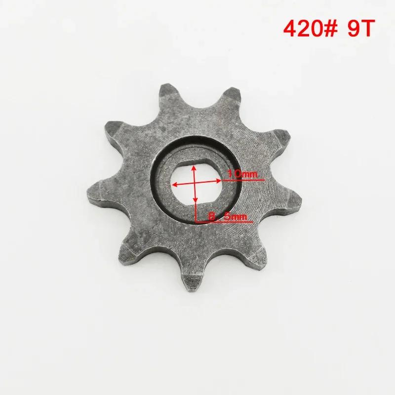 Small Chain Wheel Electric Bicycle Scooter Gear  8T 9T 10T 11T 25H T8F 410 420 428 Suitable for MY1020 BM1109 ZY1020 Motor