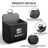 Car Interior Storage Bag Air Outlet Debris Bag Hanging Organizer Box for SEAT Cordoba Alhambra MK3 Leon 5F Ibiza 5 6 MII Altea Toledo 3