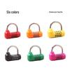 U-Shaped Keyless Combination Lock: Anti-Theft Portable Padlock with English Letter Code for Dormitory Lockers