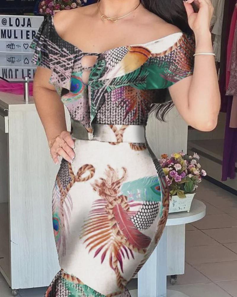 Sommer 2023 Europäische & Amerikanische Mode: Heiß verkaufendes sexy Damenkleid