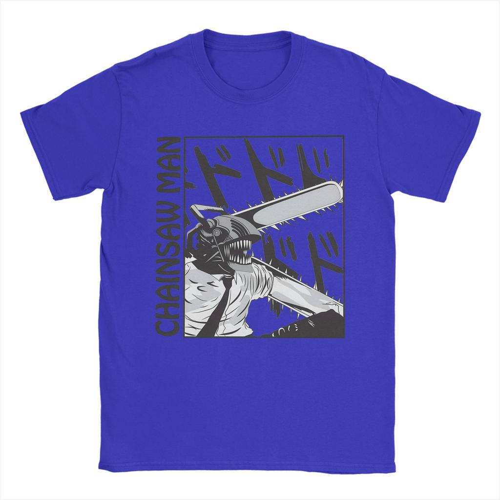 Mens TShirt Chainsaw Man Reze TShirts Hip Hop Anime Movie Summer Tee Shirt Vintage Casual Cotton Tops Gift Idea