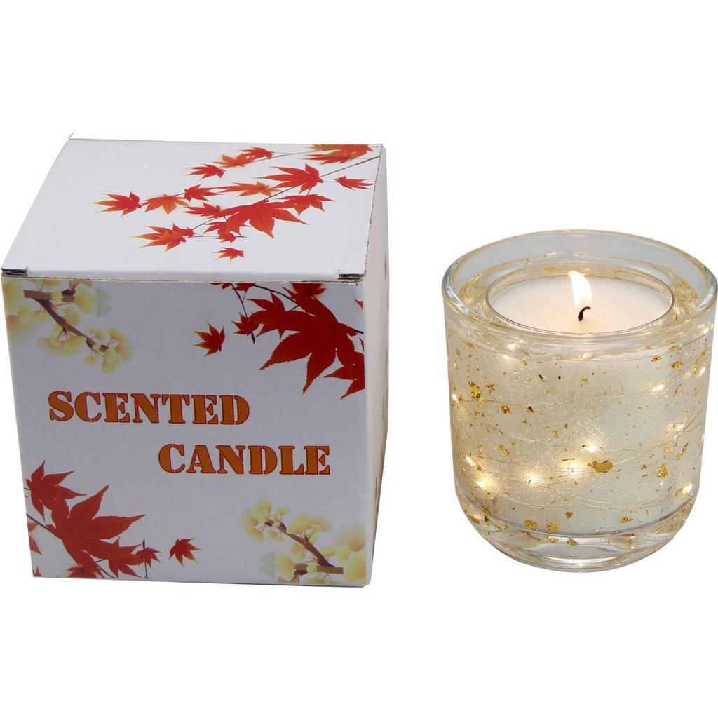 Scented LED Candle with Atmosphere Light – Perfect for Birthdays & Valentine's Gifts