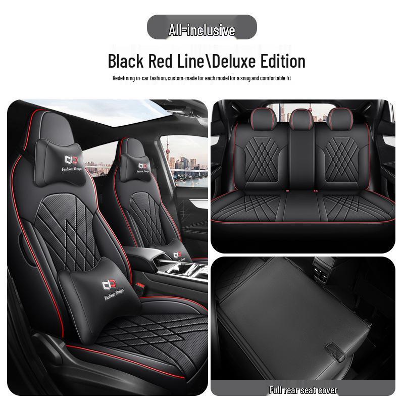 New Model Jianghuai Sihao A5 Full Leather Car Seat Cushion - Universal, All-Season