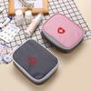 Heart-Shaped Korean Travel First Aid Kit and Medicine Storage Bag