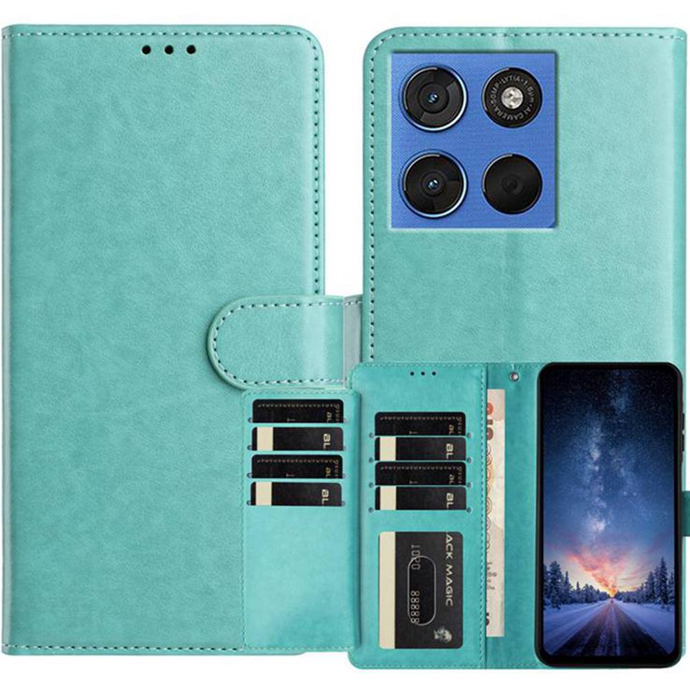 For Motorola Edge 70 5G Wallet Phone Case Stand PU Leather Folio Flip Cover with 8 Card Slot