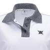 ANEW GOLF Women Knit Collar Loose Short T-Shirt_Wh
