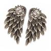 Angel Rings, 1 Pair of Jewelry Wing Stud Earrings, Gift for Women Silver