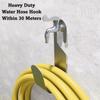 Stainless Steel Garden Hose Holder Heavy Duty Hose Storage Rack Hose Hanger  For Home Garden Yard