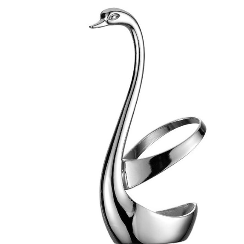 Fruit Base Holder Forks Set Stainless Steel Salad Dessert Forks