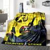 1pc Blanket - C-Counter strike2 CS2  Print Design,Lightweight Blanket for Sofa,Bed- Soft &Warm,Gift for All Seasons