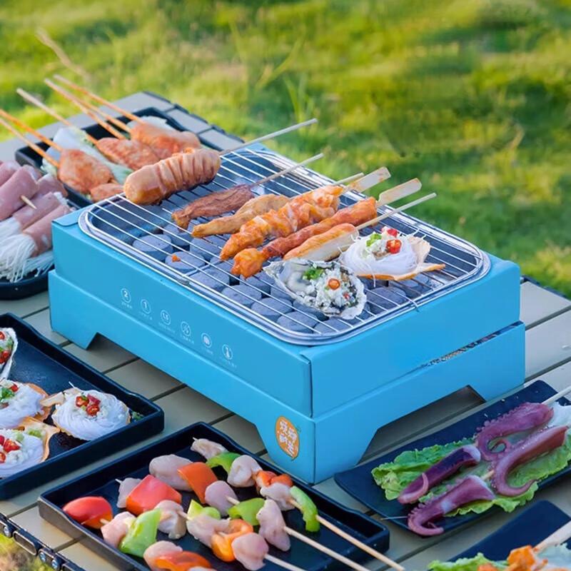 Beifu Portable Disposable BBQ Grill with Fruitwood Charcoal