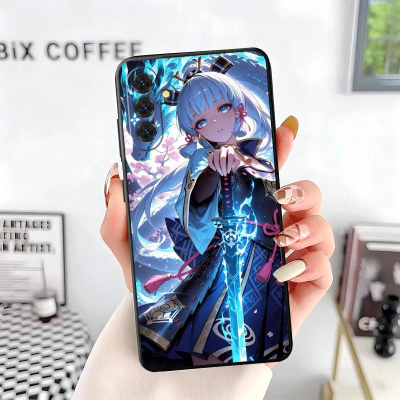 Genshin Impact Kamisato Ayaka Soft Phone Case for Samsung A17 A37 A57 A16 A26 A36 A56 A15 A25 A35 A55 A14 A24 A34 A54 A13 A23 A3