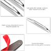 Car Metal Bumper Grey,5M Door Car Metal Door Bumpers for Guard Protector Accessories Exterior Doors Anti Scratch Protectors,4pcs Car Door Guards Trim