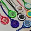New Fashion Trend Pocket Watch with Simulated Quartz Plastic Shell PU Strap Customized 