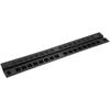 3.28 ft Cable Protector Ramp, 4 Pack of 1 Channel, 18000 lbs/axle Capacity Heavy Duty Rubber Speed Bumps, Floor Cord Cable Protector Wire Cover, for