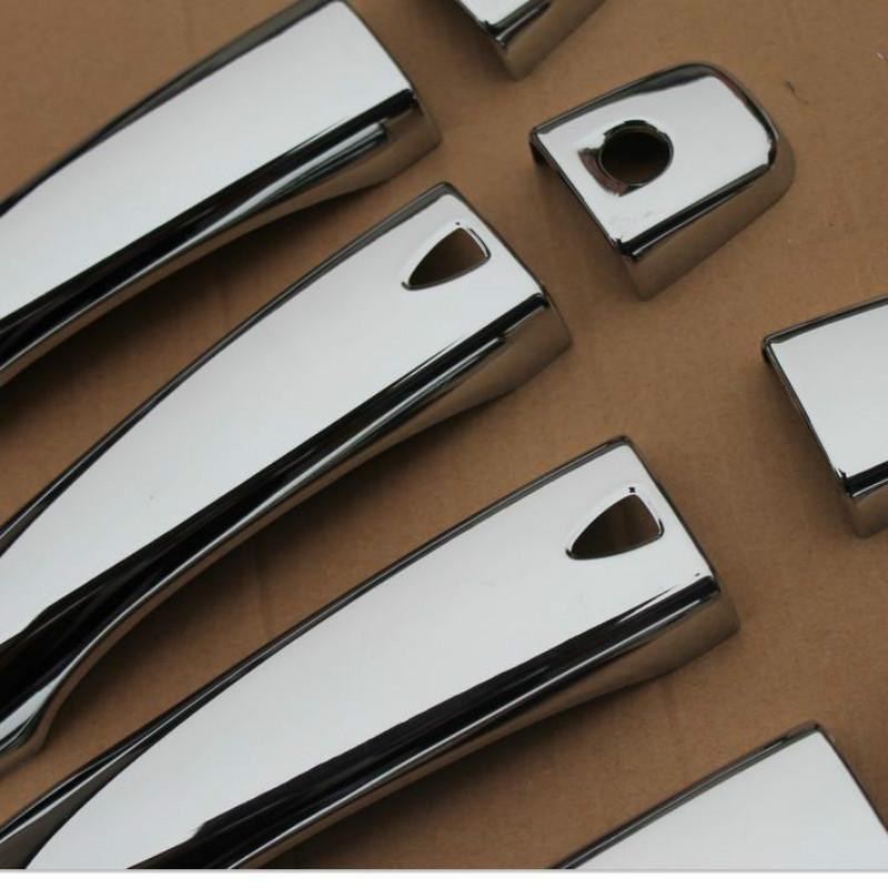 FUNDUOO For Renault Koleos 2017 2018   High Quality Chrome Door Handle Cover Pad Sticker Molding Styling Overlay