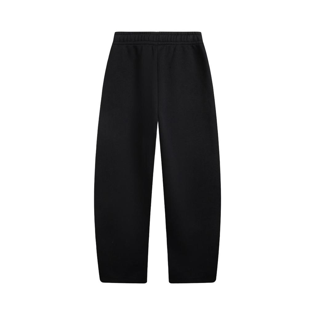 Li-Ning Women's Sports Life Series Moisture-Wicking Knit Elastic Waist Casual Long Pants Black AKLW188-2